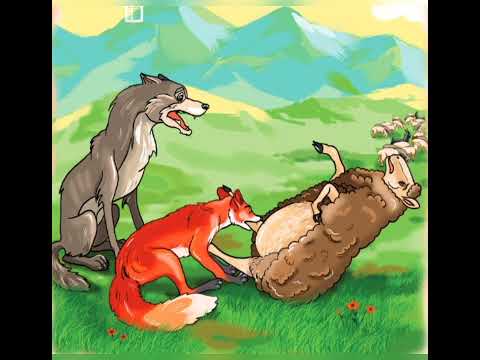 Видео: ҚАЗАҚША ЕРТЕГІЛЕР /  "Қасқыр мен түлкі" ертегісі