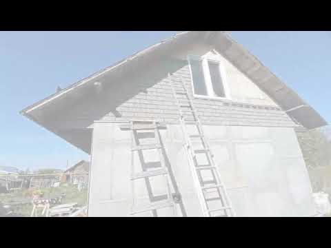 Видео: Мягкая черепица на фронтоны. Быстро, надежно и красиво.