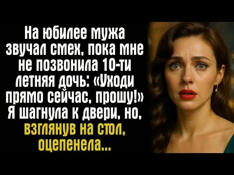Видео: На юбилее мужа звучал смех, пока мне не позвонила 10-ти летняя дочь： «Уходи прямо сейчас, прошу!»