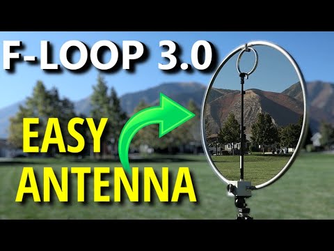 Видео: Простая антенна для КВ — F-Loop 3.0 | Радиолюбитель K7SW