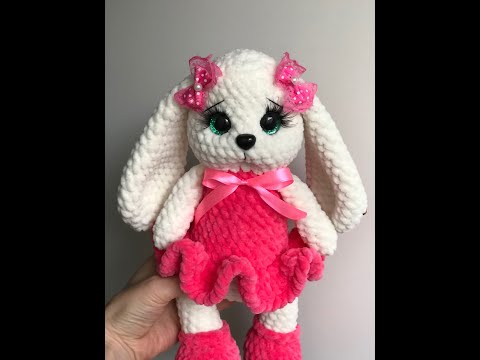 Видео: Красивая зая крючком