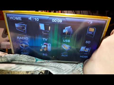 Видео: Ремонт автомагнитолы 2din. Замена подсветки