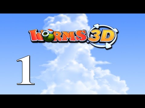 Видео: WORMS 3D Ностальгирующая кампания - День Д #1