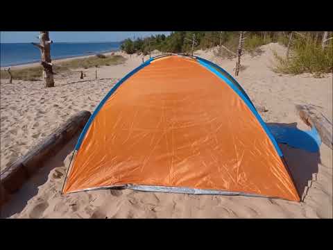 Видео: Пляж на Белом море, август 2023