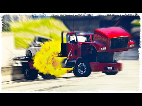 Видео: ГОНИ ИЛИ УМРИ!!! СМЕРТЕЛЬНАЯ АВТОКОЛОННА В GTA ONLINE!!!