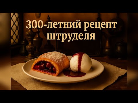 Видео: 300 ЛЕТНИЙ рецепт ВИШНЕВОГО ШТРУДЕЛЯ!!!  Вот как его готовили три века тому назад !!