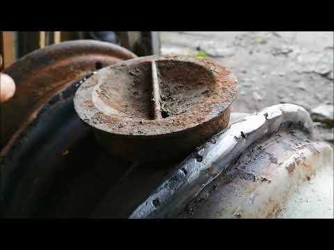 Видео: Печь буржуйка из колёсных дисков авто.