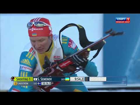 Видео: БИАТЛОН. КМ 2012-13. Сочи. Мужчины. Индивидуальная гонка 20 км. (Спорт 1). 07.03.2013. 1080i.