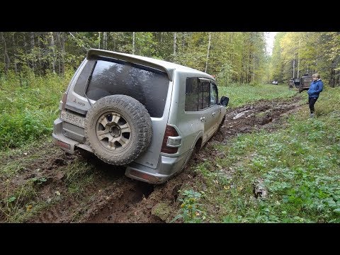 Видео: УАЗ Патриот, УАЗ Хантер, Mitsubishi Pajero 3 (Сложный OFF-ROAD маршрут,Паджеро который смог)
