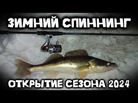 Видео: Зимний спиннинг на Москва-реке | Судак на воблер по темноте | Открытие сезона 2024