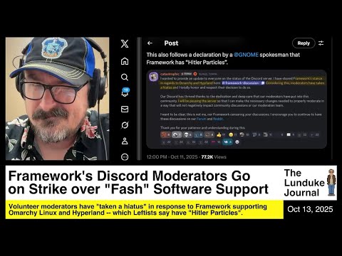 Видео: Модераторы Framework Discord бастуют из-за поддержки программного обеспечения «Fash»
