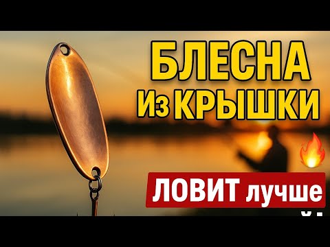 Видео: БЛЕСНЫ из КРЫШКИ 🔥 DIY секрет рыболова