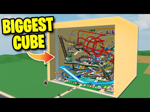 Видео: Строительство самого большого кубического тематического парка в Roblox