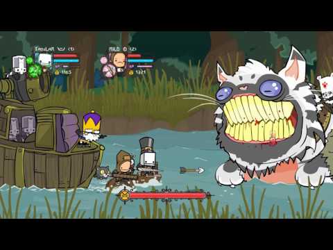 Видео: Прохождение Castle Crashers. Режим Безумия! 3 часть (Мурзик опять за свое)