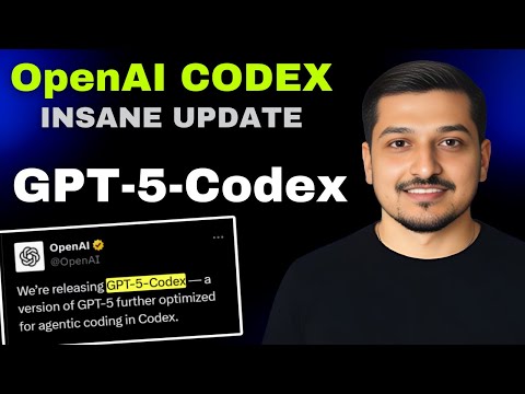 Видео: НОВЫЙ OpenAI GPT-5-Codex — это просто БЕЗУМИЕ! 😍 (Оптимизирован для агентного кодирования)