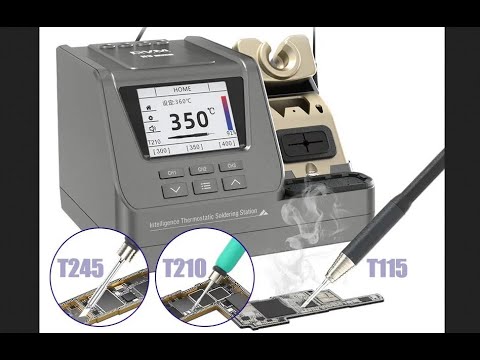 Видео: Паяльная станция GVM H3  с ручками T115 / T210 / T245