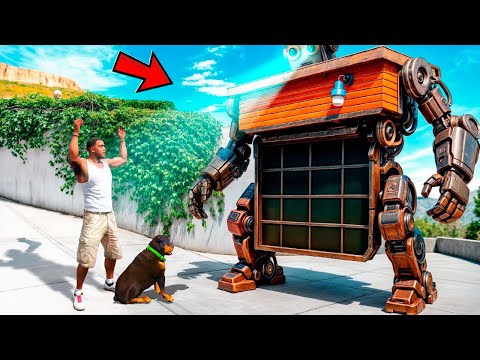 Видео: ФРАНКЛИНЫҢ ҮЙІ РОБОТҚА АЙНАЛЫП КЕТТІ (GTA V)