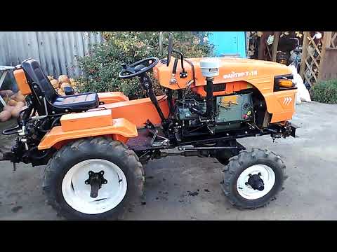 Видео: Самодельный передний привод на мототрактор