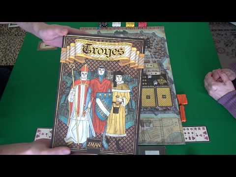 Видео: Troyes 1/2 часть - играем в настольную игру.