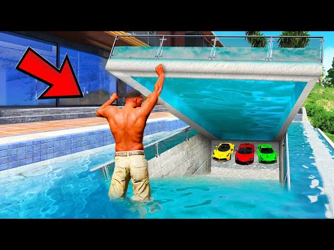 Видео: ФРАНКЛИН БАССЕЙН АСТЫНАН ЖАҢА БУНКЕР ТАПТЫ (GTA V)