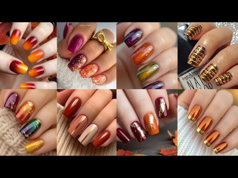 Видео: Красивый и модный дизайн ногтей на осень/новый дизайн ногтей