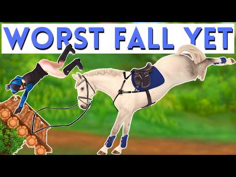 Видео: Первое троеборье моей новой лошади… и моё самое ужасное падение | Star Stable Roleplay