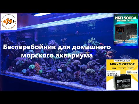 Видео: Бесперебойник для аквариума. Энергия Гарант 500