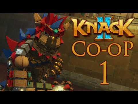 Видео: Knack 2 (Нэк 2) - кооперативное прохождение игры на русском - Глава 1-1 - Вторжение [#1] | PS4