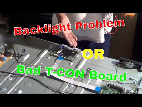 Видео: 60" Samsung Нет изображения. Подсветка или T-Con?