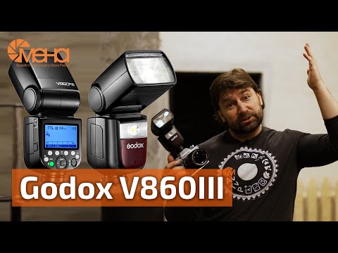 Видео: Обзор вспышки Godox V860III