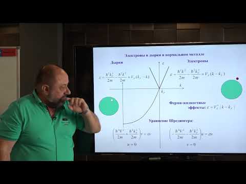 Видео: А. Мельников «Основы теоретического описания квантовой механики квазичастиц в сверхпроводниках»