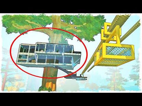 Видео: ТОПОВЫЙ ДОМ НА ДЕРЕВЕ В SCRAP MECHANIC: SURVIVAL!!!