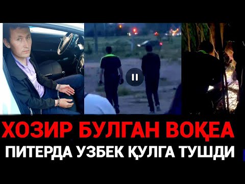 Видео: ХОЗИР‼️ УЗБЕК ПИТЕРДА ҚУЛГА ОЛИНДИ ЖОНЛИ ЭФЕРДА КУРСАТИЛДИ ШОК😱