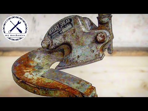 Видео: Реставрация ржавых ножниц по металлу 1930-х годов