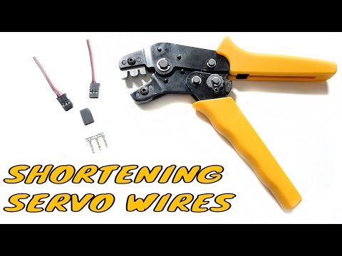 Видео: Укорачивание проводов сервопривода RC