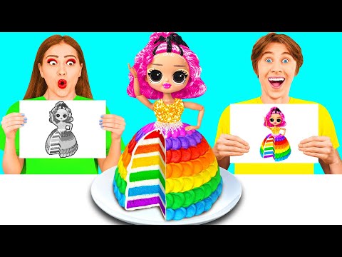 Видео: Кто Лучше Нарисует Предмет, Получит Его | Битвы с Едой от Craft4Fun Challenge