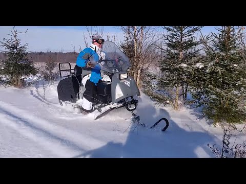 Видео: Лучший мотобуксировщик для леса