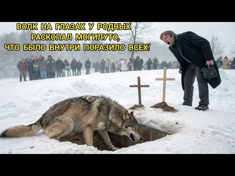 Видео: ВОЛК НА ГЛАЗАХ У РОДНЫХ РАСКОПАЛ МОГИЛУ… ТО, ЧТО БЫЛО ВНУТРИ — ПОРАЗИЛО ВСЕХ!