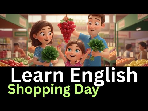 Видео: День шопинга | Практика разговорного английского | Говорите дома | Разговор на английском с мамой...