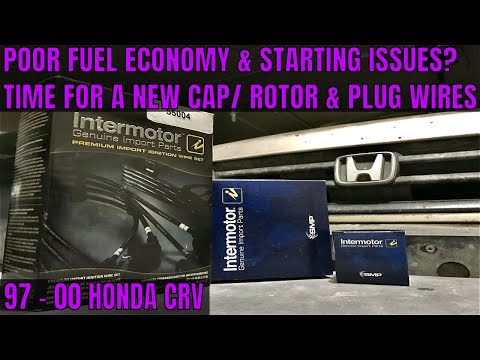 Видео: Как заменить крышку и ротор распределителя зажигания • Honda CRV B20 B-Series 97–01 • #ThatBearde...