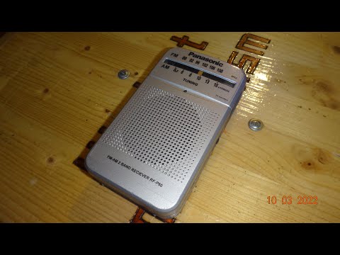 Видео: Panasonic RF-P 50. Небольшая реставрация и профилактика.