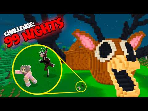 Видео: Я построил 99 НОЧЕЙ В ЛЕСУ в Minecraft!