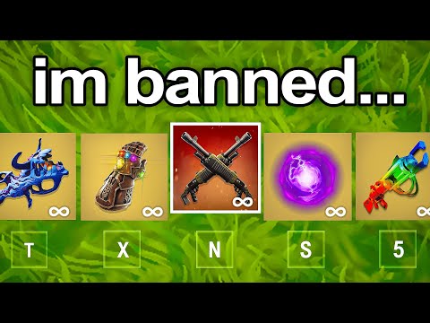 Видео: FORTNITE Но у всех есть ЗАПРЕЩЕННЫЕ предметы!