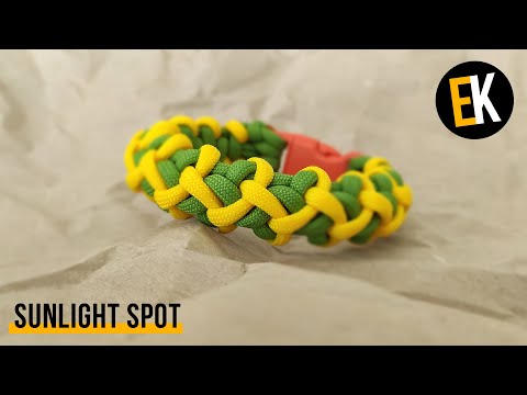 Видео: Браслет из паракорда Sunlight Spot