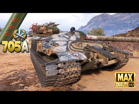 Видео: Объект 705A: Хороший ММ для 3MoE - World of Tanks