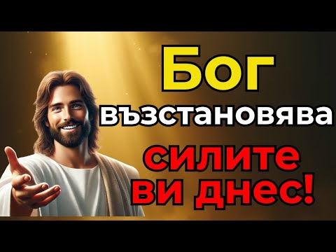 Видео: БОГ ВЪЗСТАНОВЯВА СИЛАТА ТИ СЕГА, ЧУЙ, ЗА ДА БЪДЕШ ВЪЗСТАНОВЕН СЕГА!