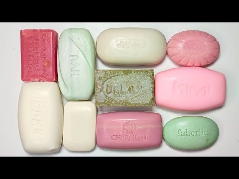 Видео: Cutting soap 🧼 Satisfying ASMR video 💤  Резка сухого мыла. Video for sleep
