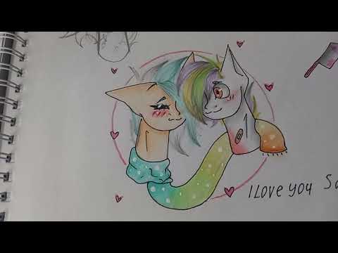 Видео: мои рисунки пони #3