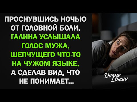 Видео: Проснувшись ночью от головной боли, Галя услышала мужа, шепчущего на чужом языке...