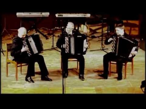 Видео: Уральское трио баянистов- А.Шалаев"В путь"